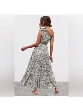 One Shoulder Maxi Dress